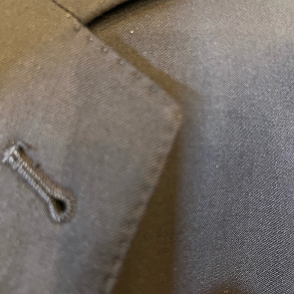 Joesph A. Banks Navy Blue Wool signature gold - Picture 3 of 11